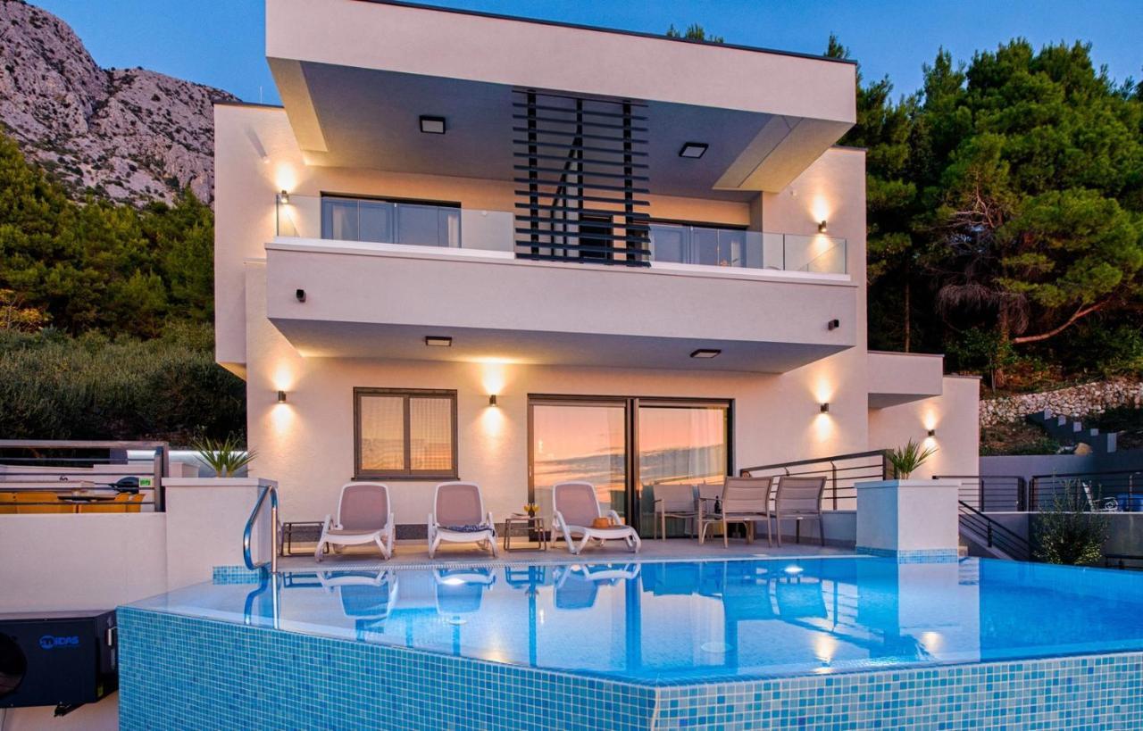 Villa Leona A Luxury Villa Near Makarska, Heated Pool Живогошче Экстерьер фото
